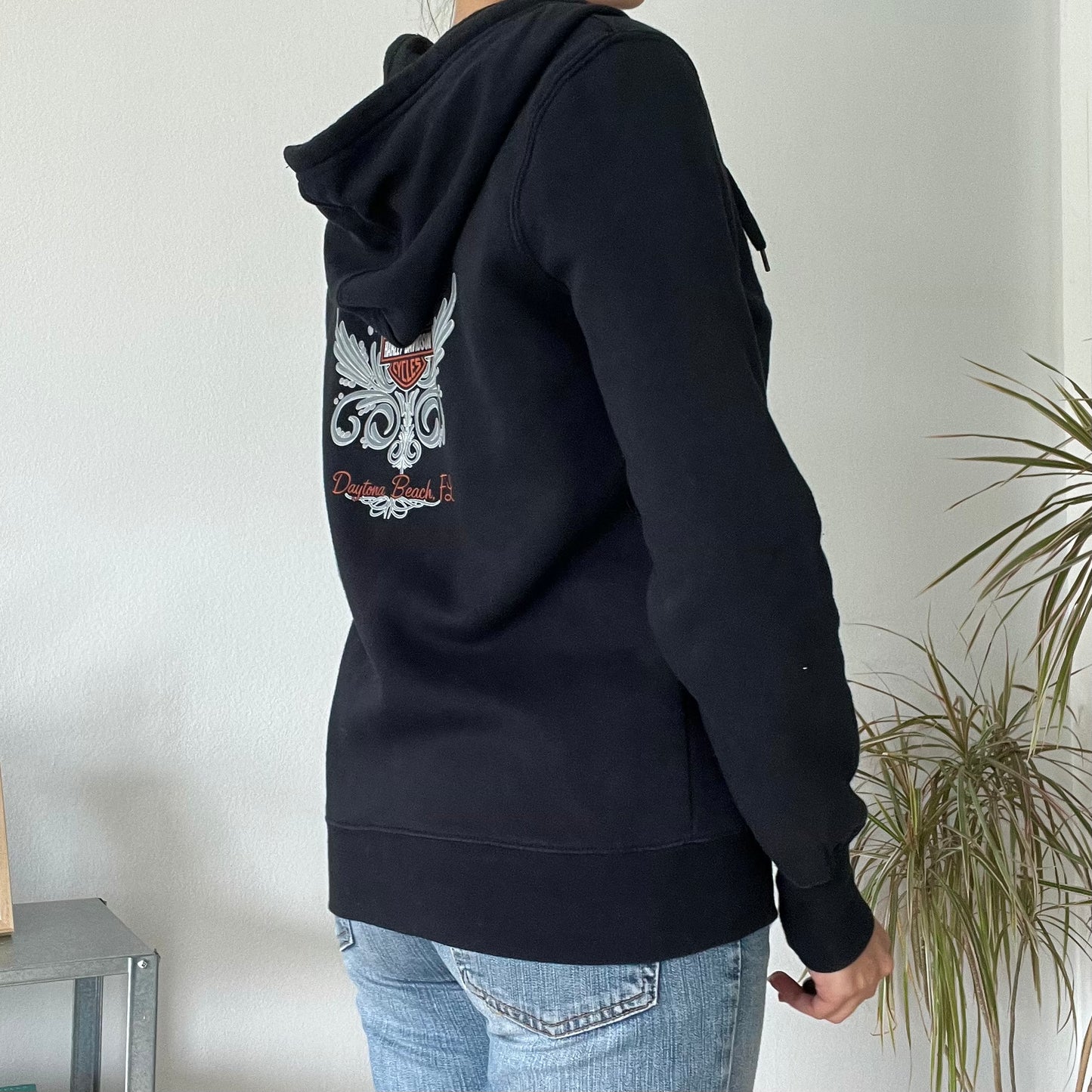 Harley-Davidson full-zip hoodie- Size S