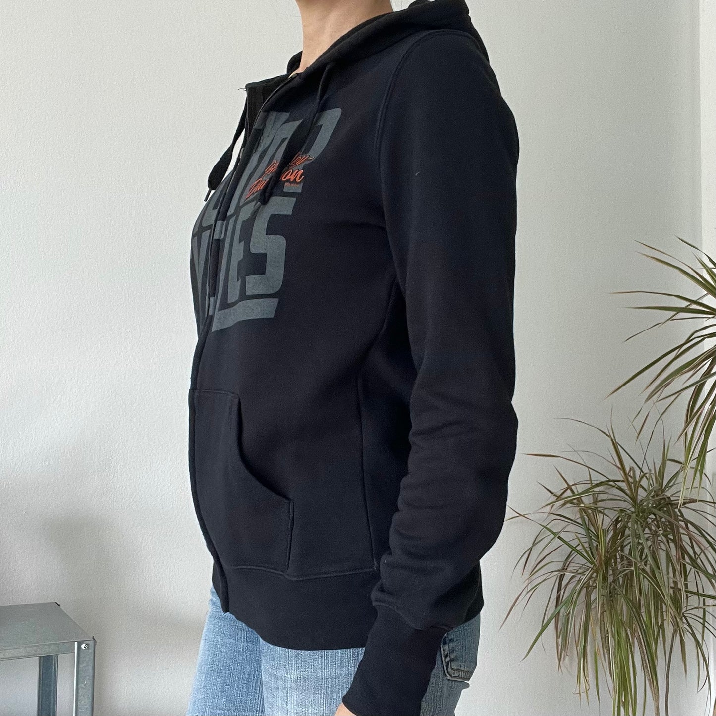Harley-Davidson full-zip hoodie- Size S