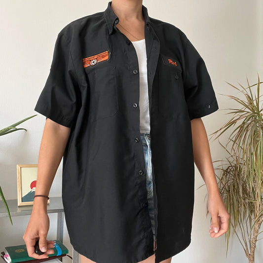 Black workwear shirt - Size L