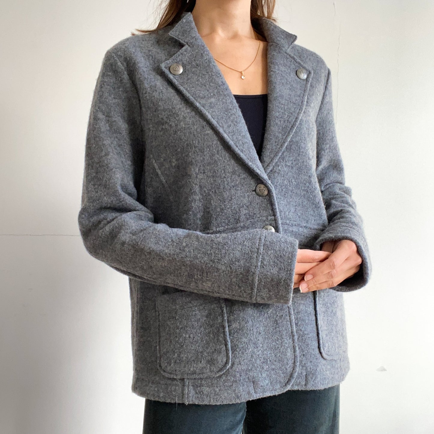 Wool grey jacket