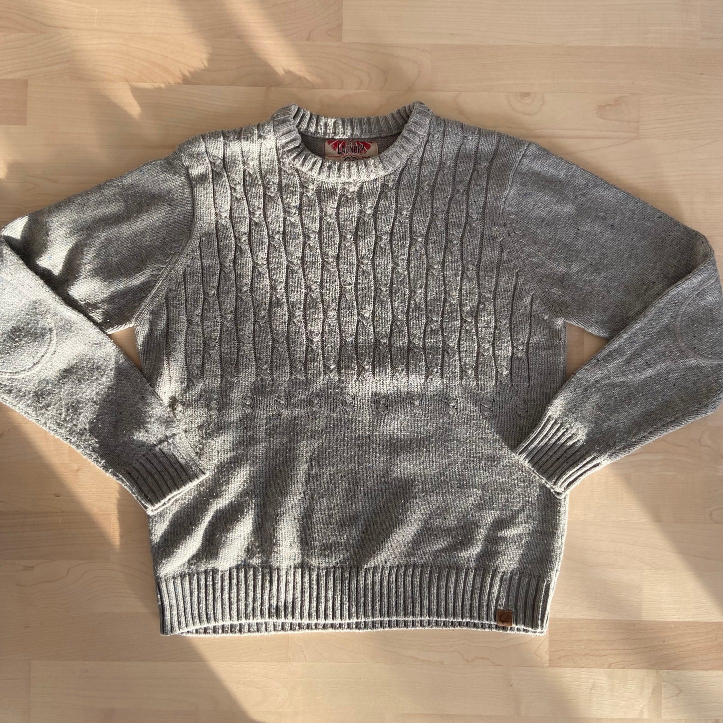 Grey warm sweater pullover