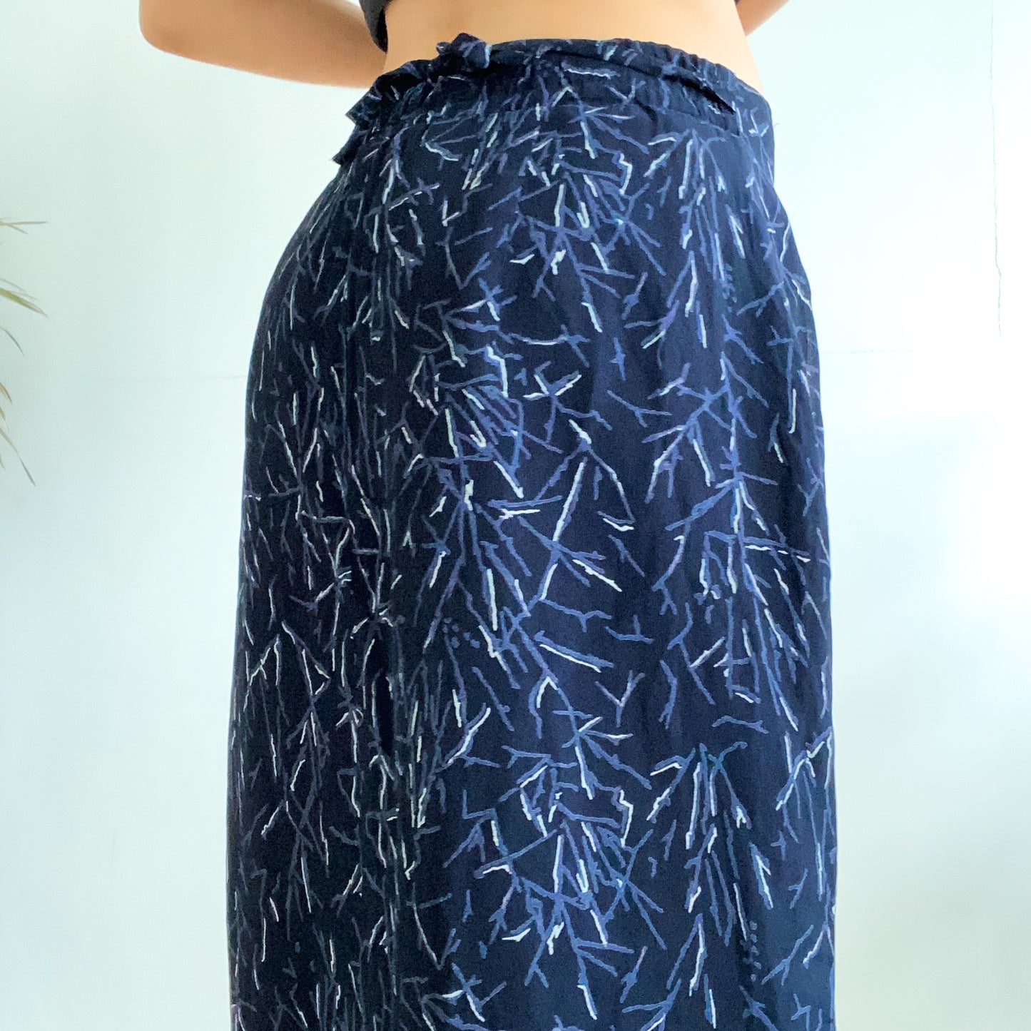 90s Maxi purple skirt.
