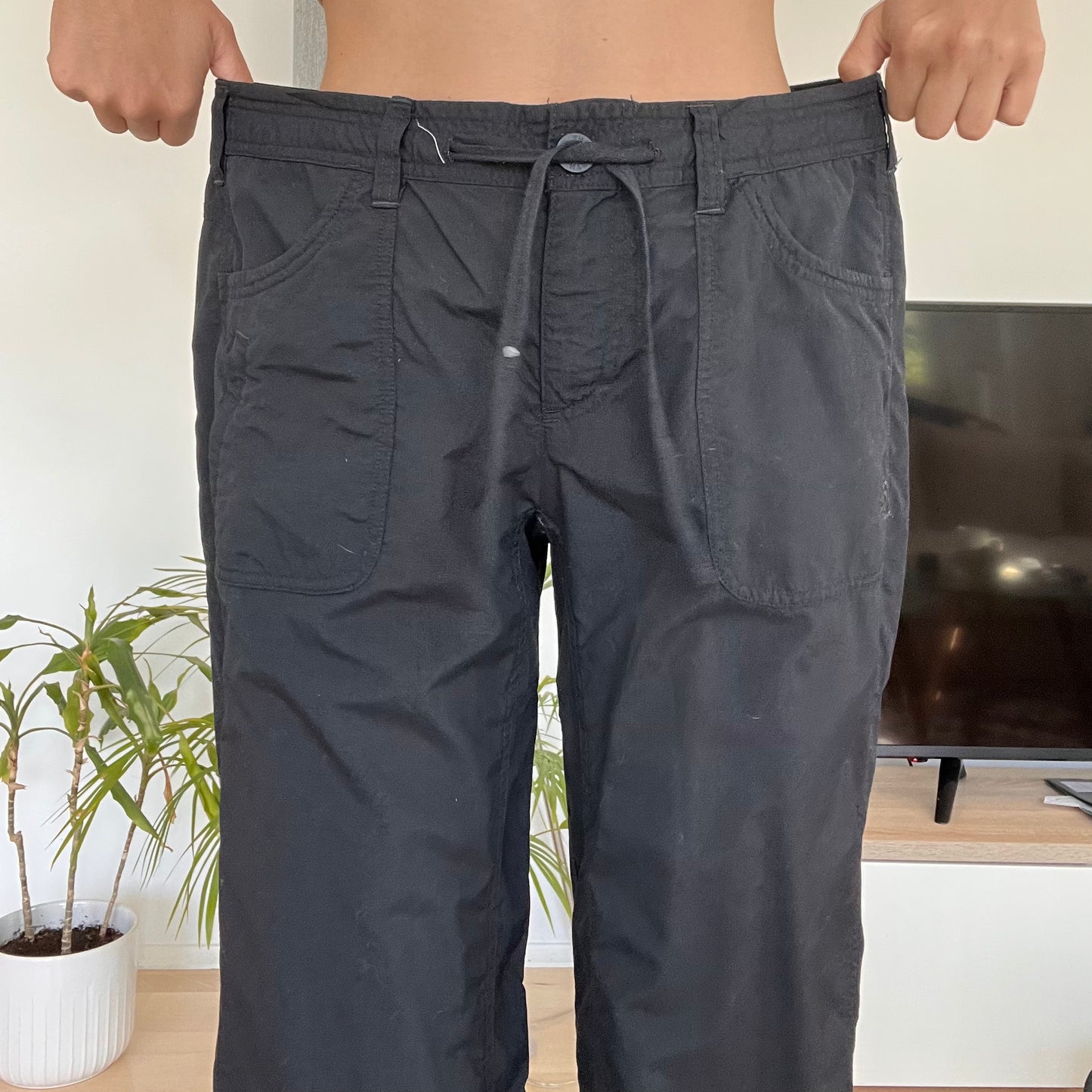 The North Face hiking black trousers-Size 40
