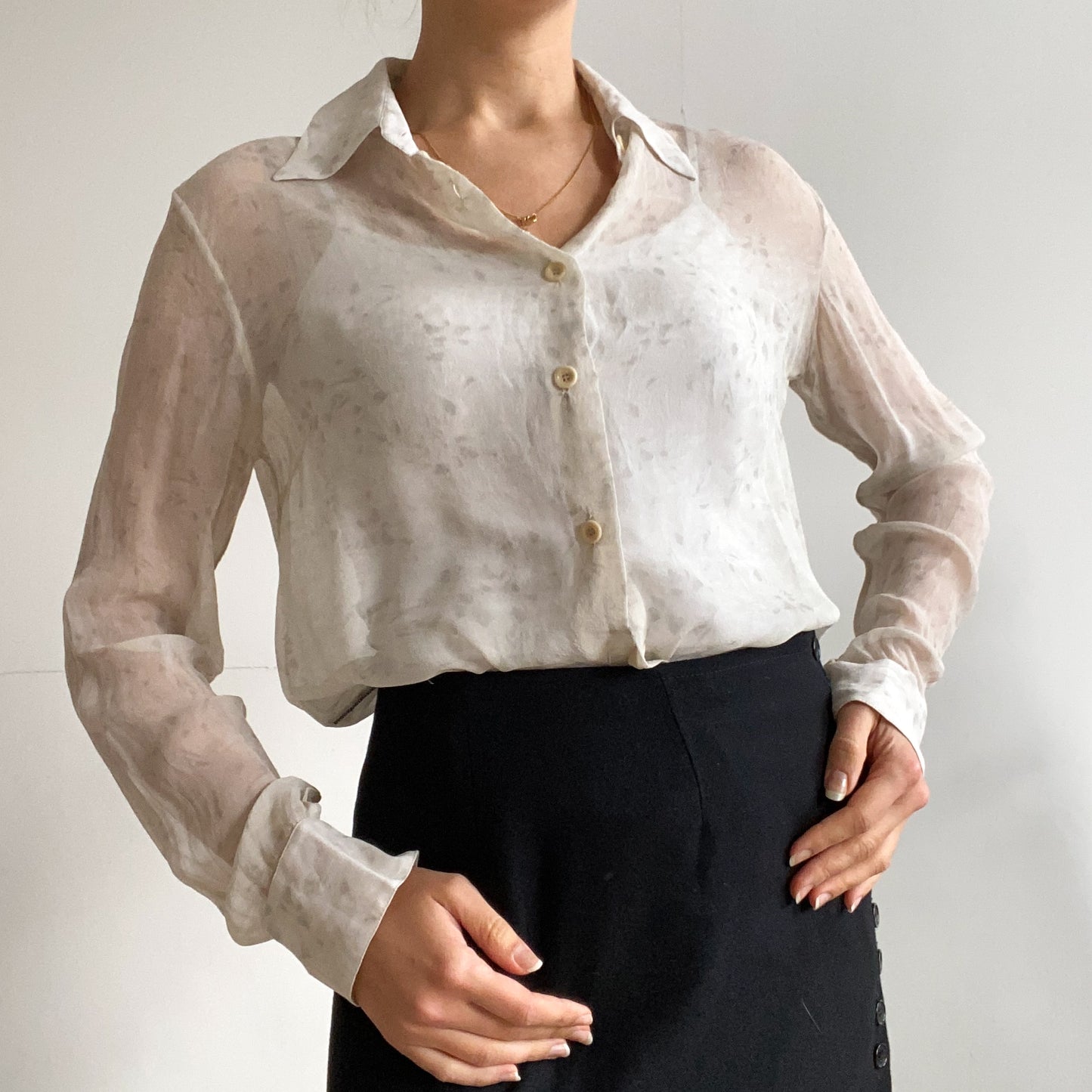 Valentino jeans silk shirt.