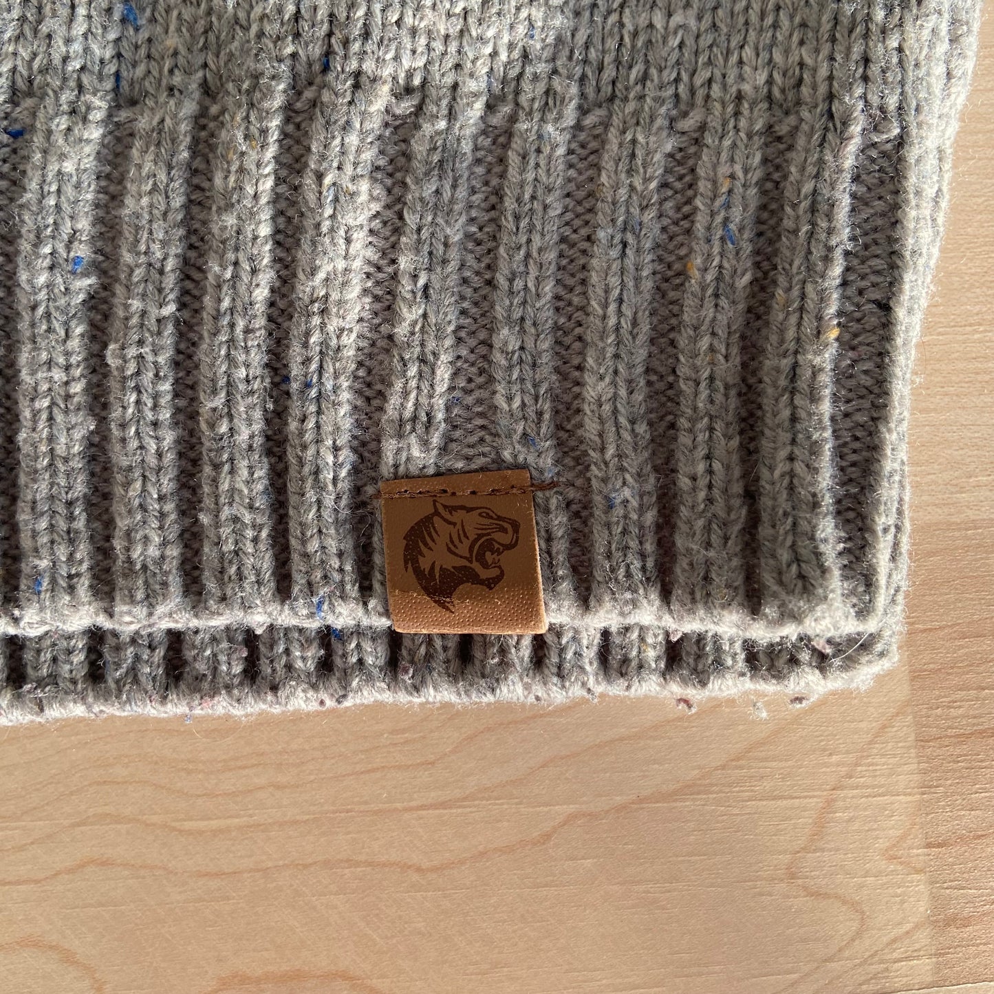 Grey warm sweater pullover