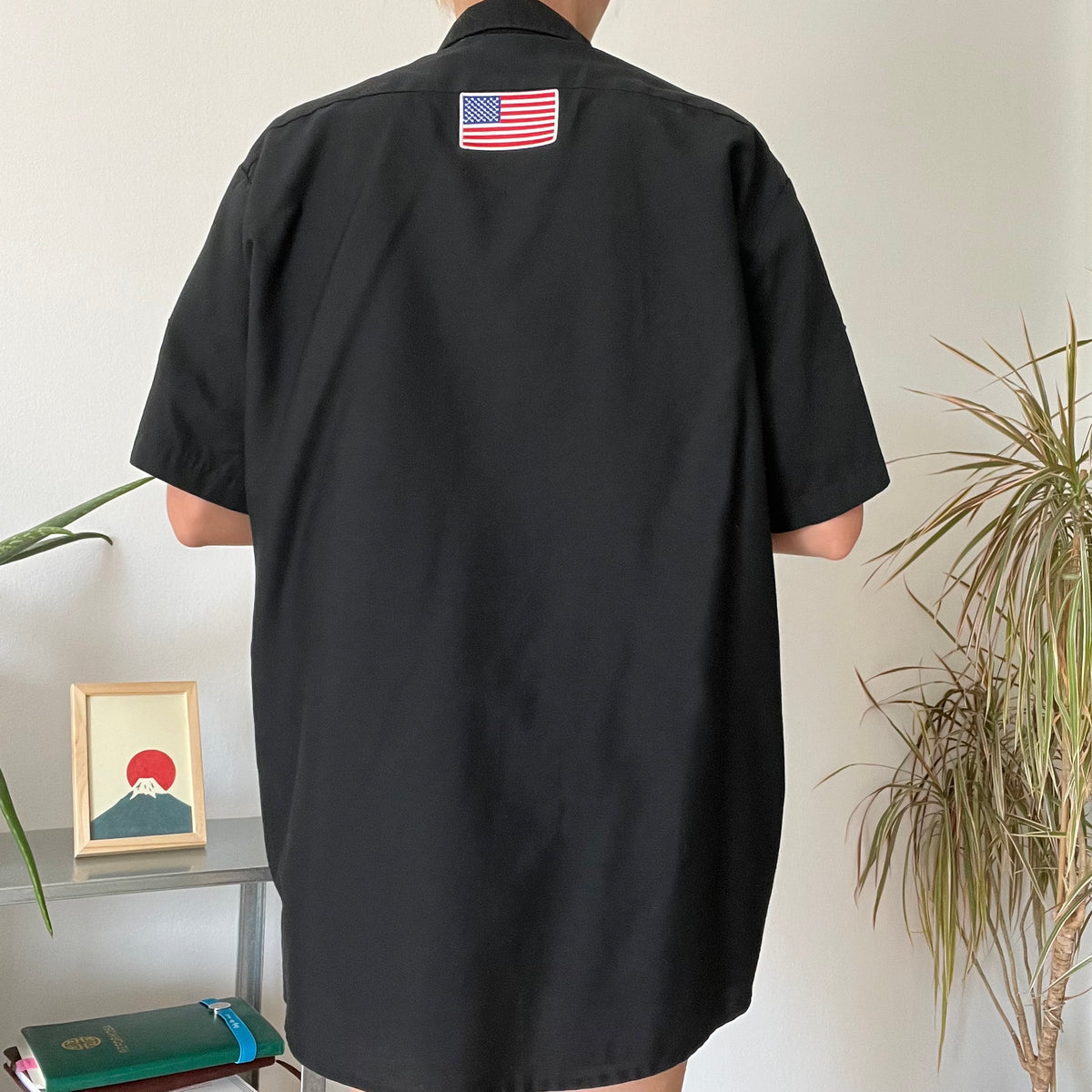 Black workwear shirt - Size L