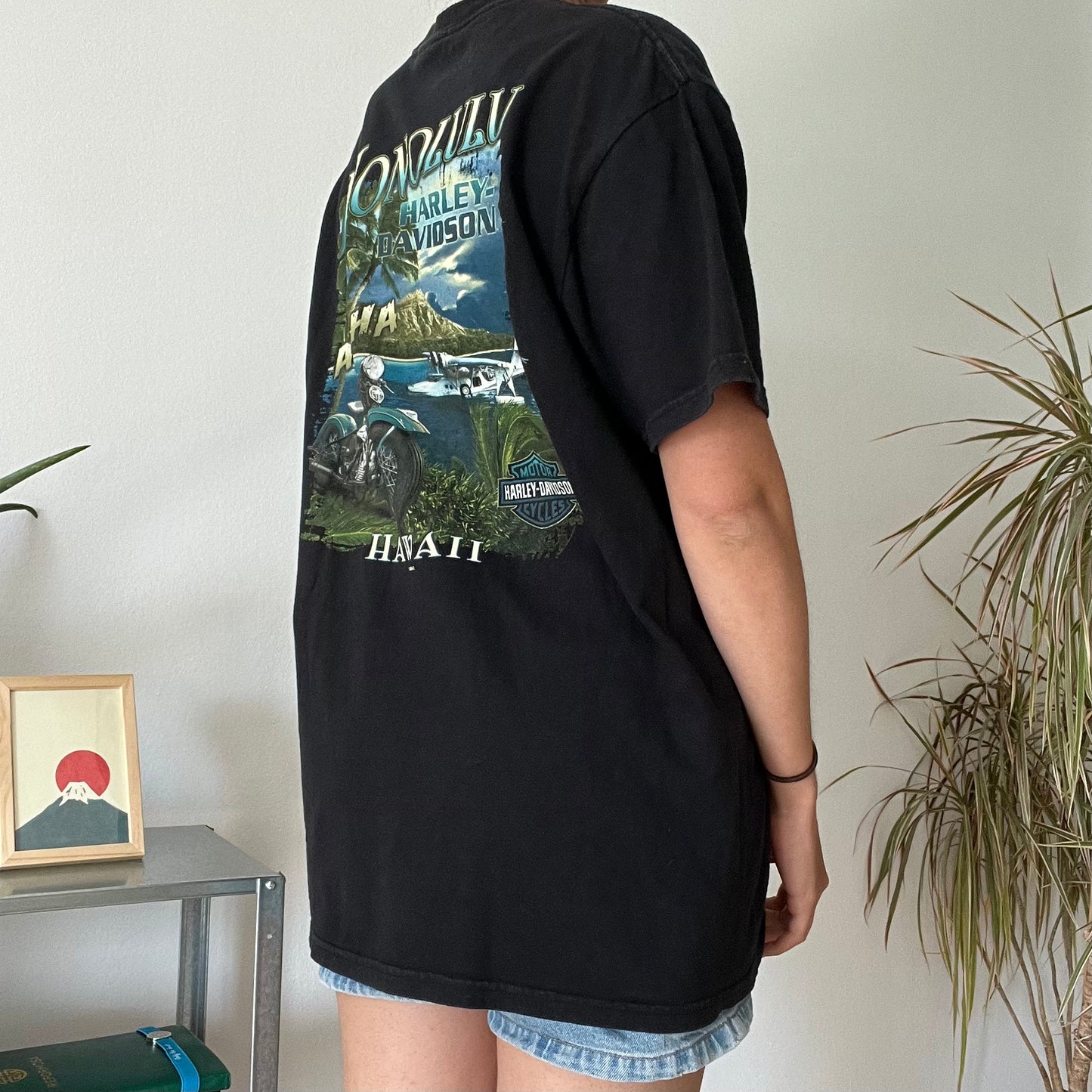 Harley Davidson T-shirt Hawaii Honolulu-Size XL
