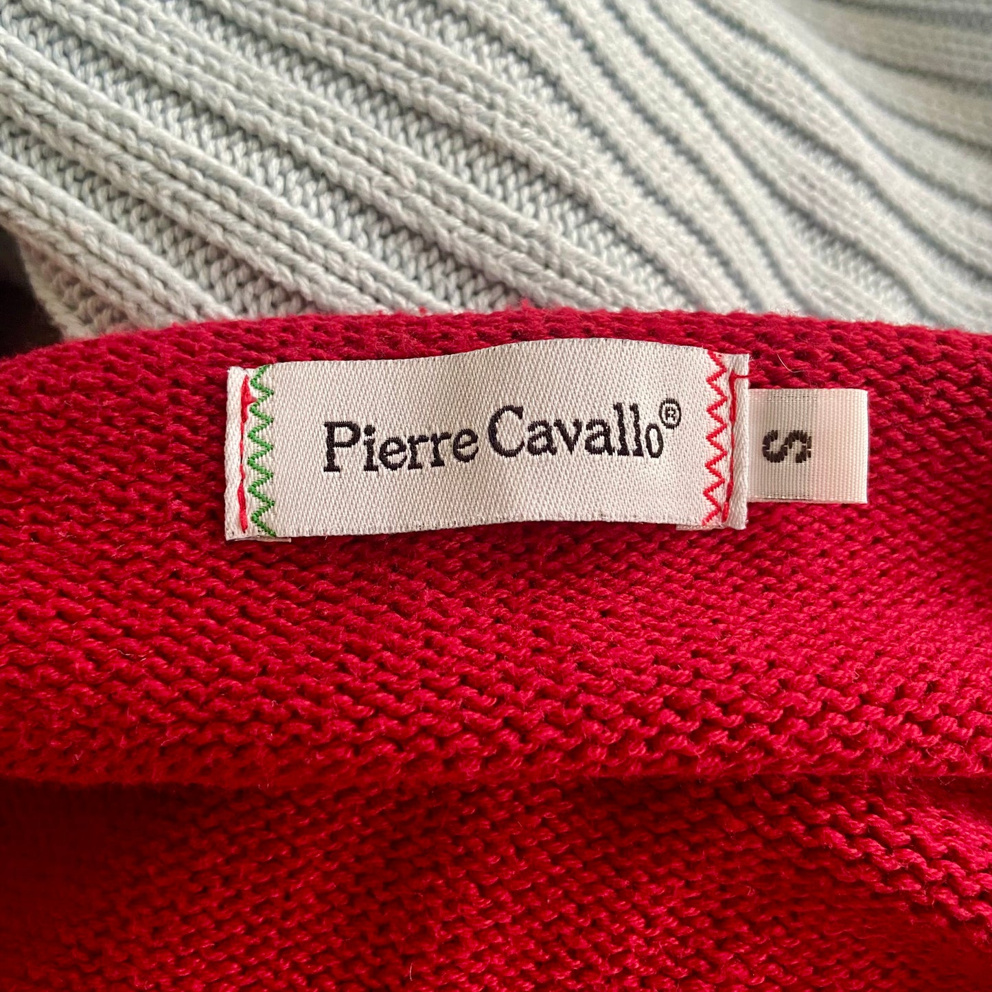 Red, chunky pullover