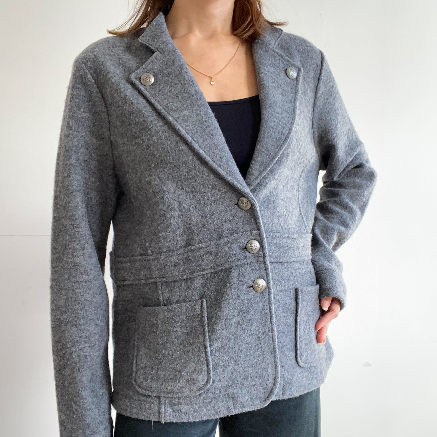 Wool grey jacket
