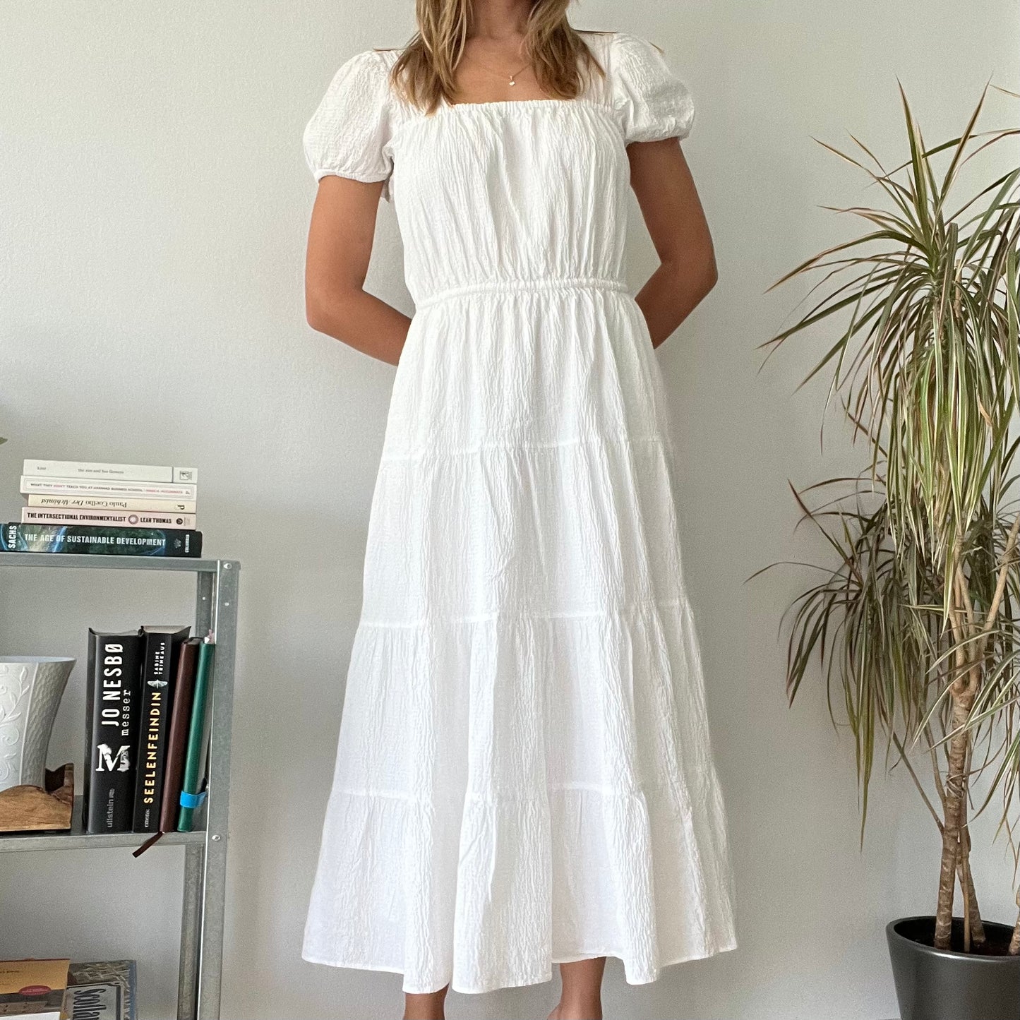 White prairie dress-Size