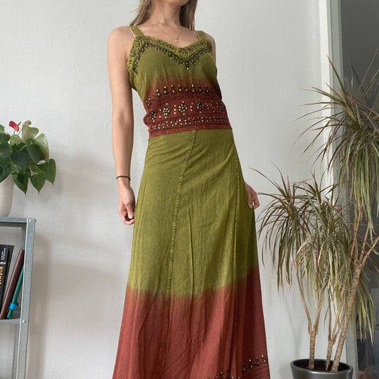 Wrap skirt and top set free size