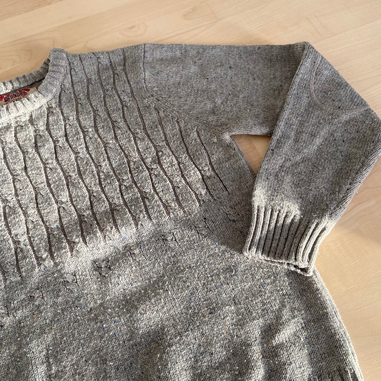 Grey warm sweater pullover
