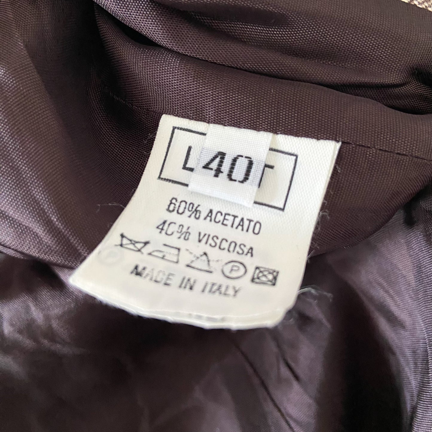 Long Brown blazer made in Italy