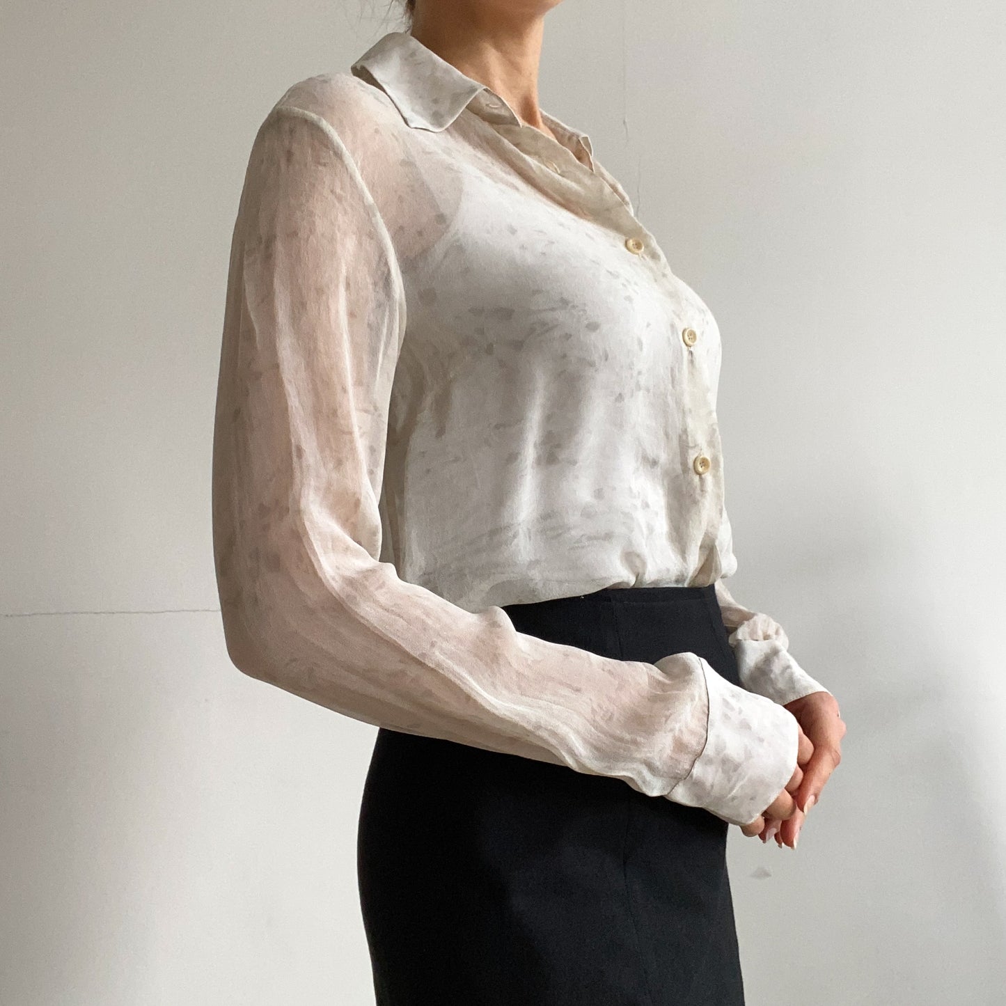 Valentino jeans silk shirt.