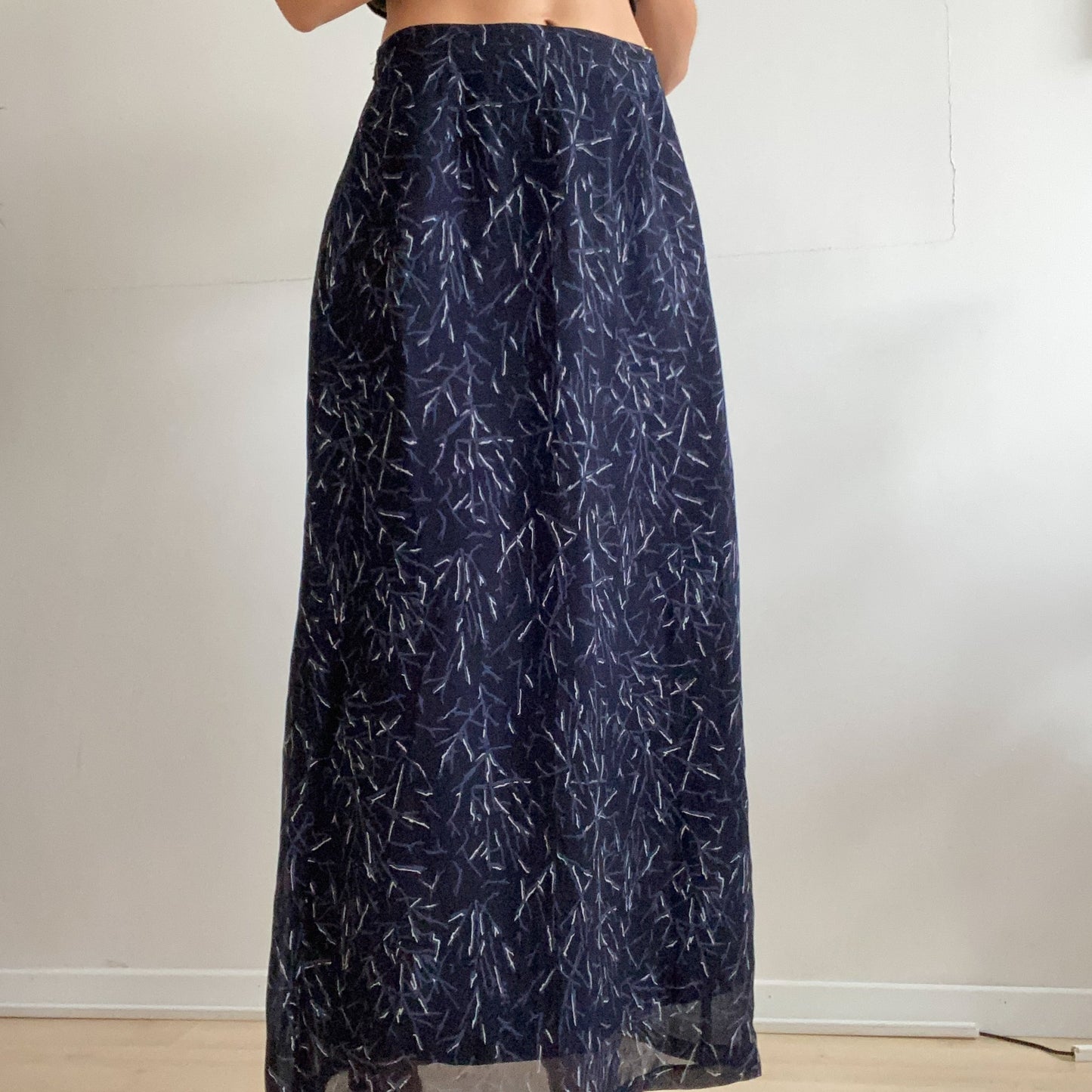 90s Maxi purple skirt.