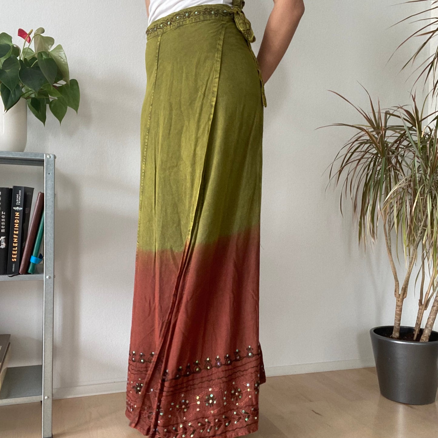 Wrap skirt and top set free size