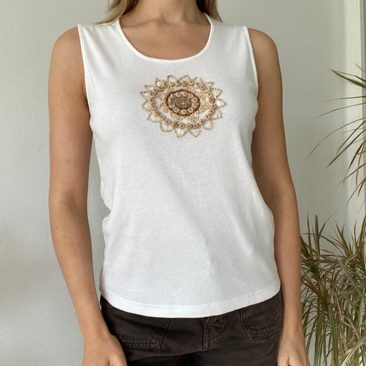 Button tank top