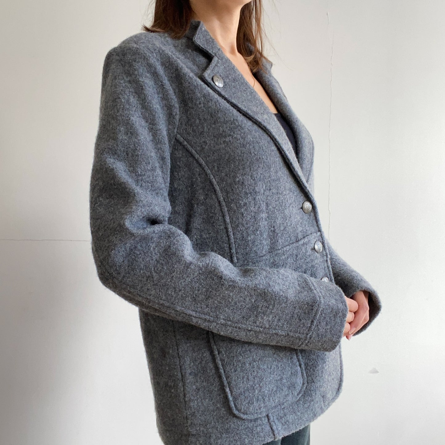 Wool grey jacket