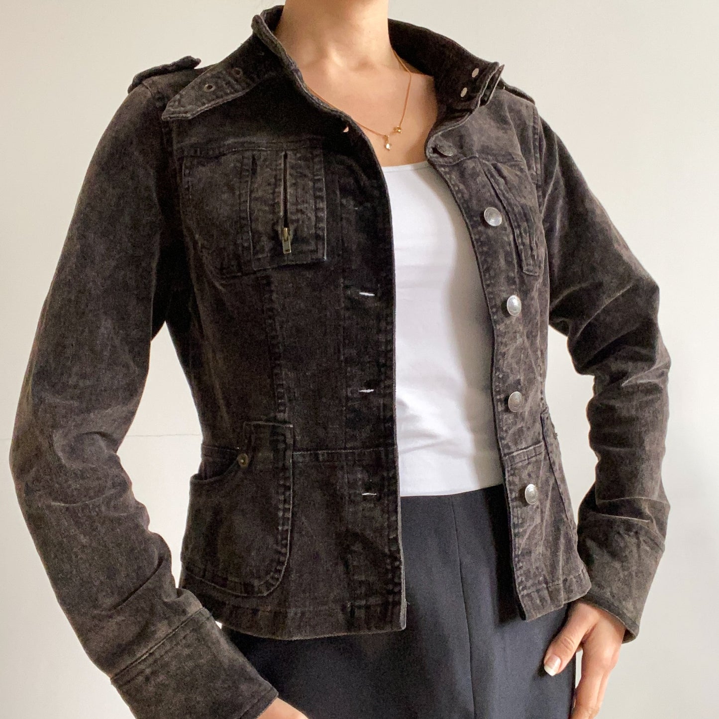 Dark curdoroy jacket