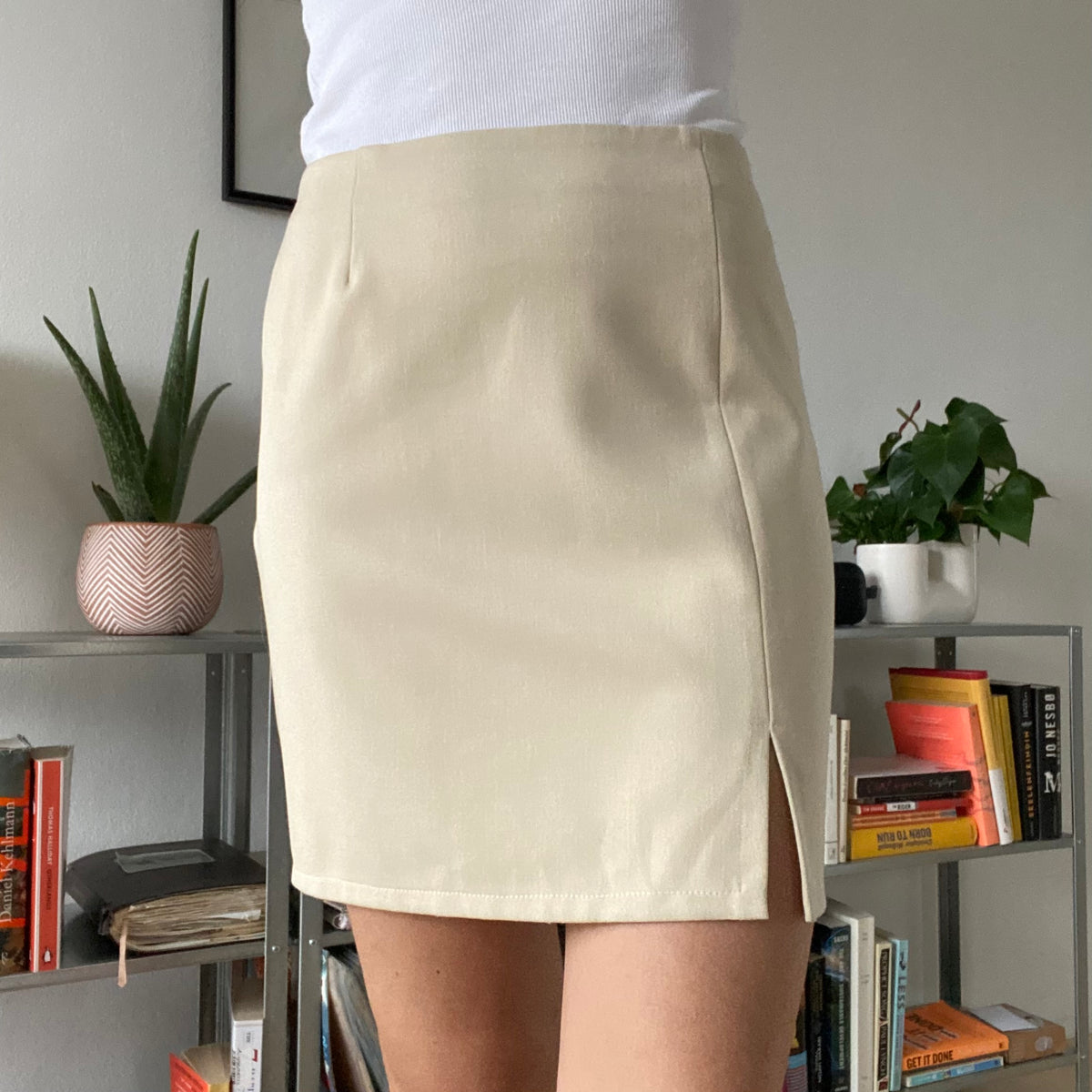 Mini butter yellow pencil skirt Sinéquanone-Size XS