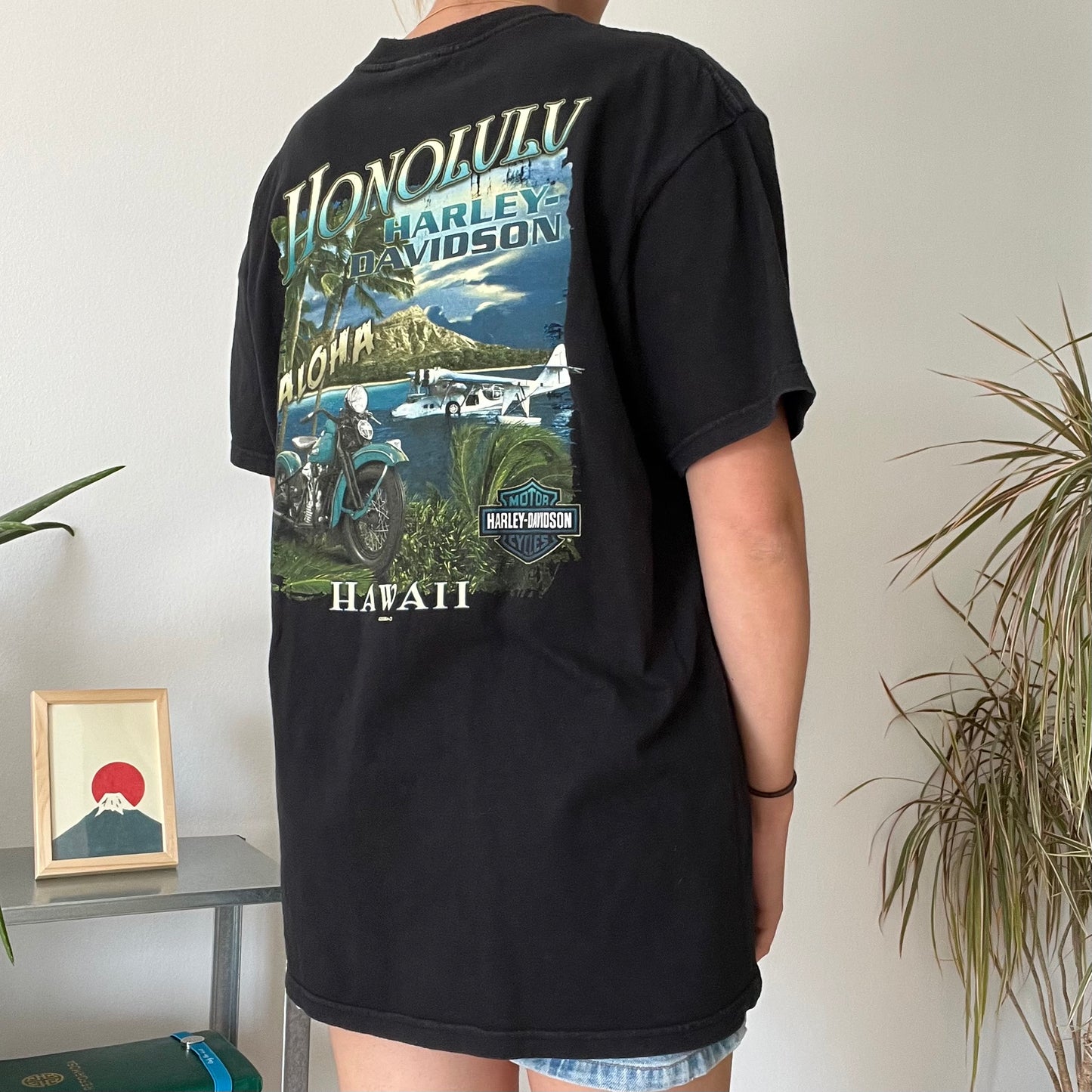 Harley Davidson T-shirt Hawaii Honolulu-Size XL