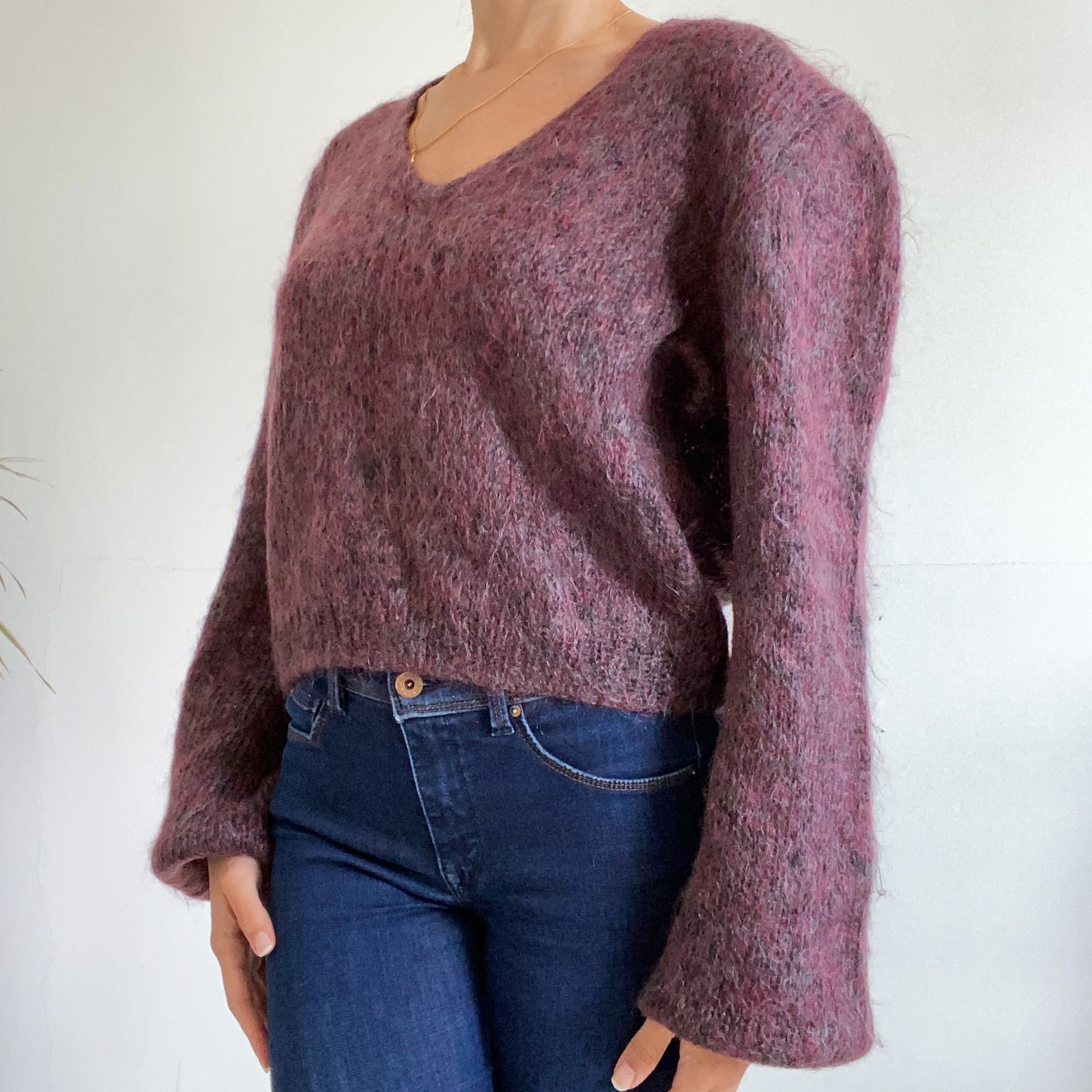 Purple pullover