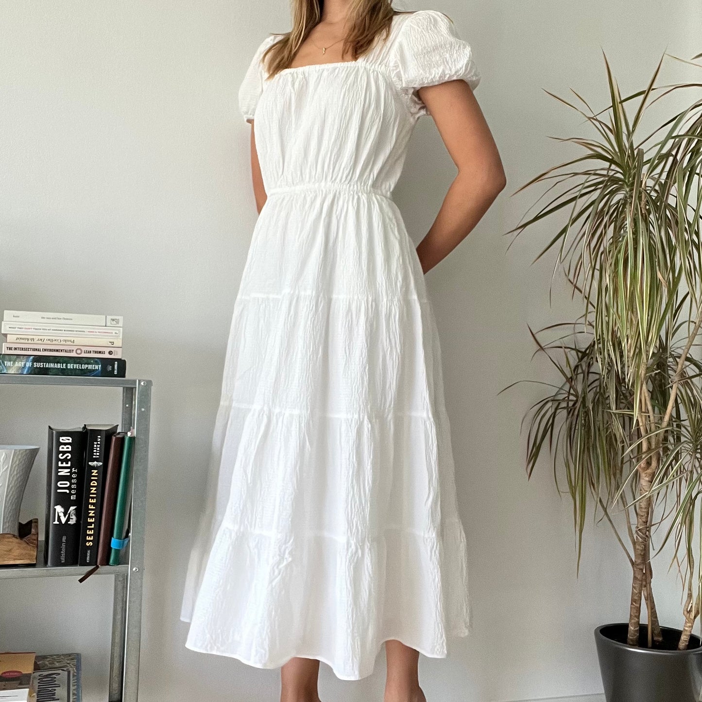 White prairie dress-Size