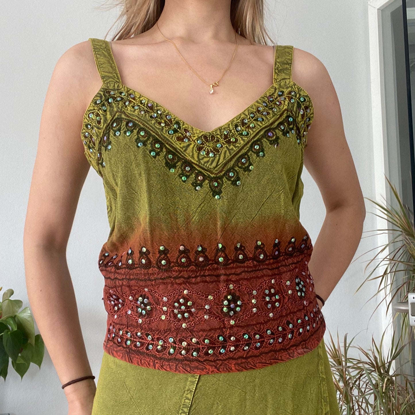 Wrap skirt and top set free size