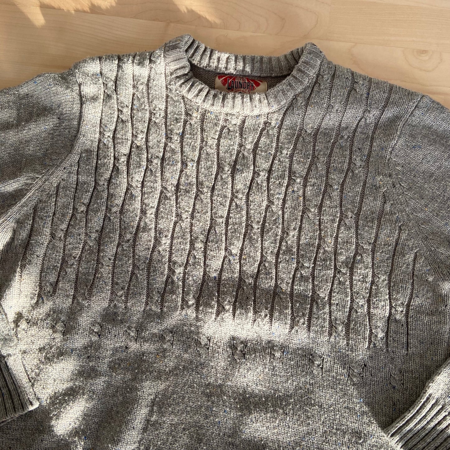 Grey warm sweater pullover