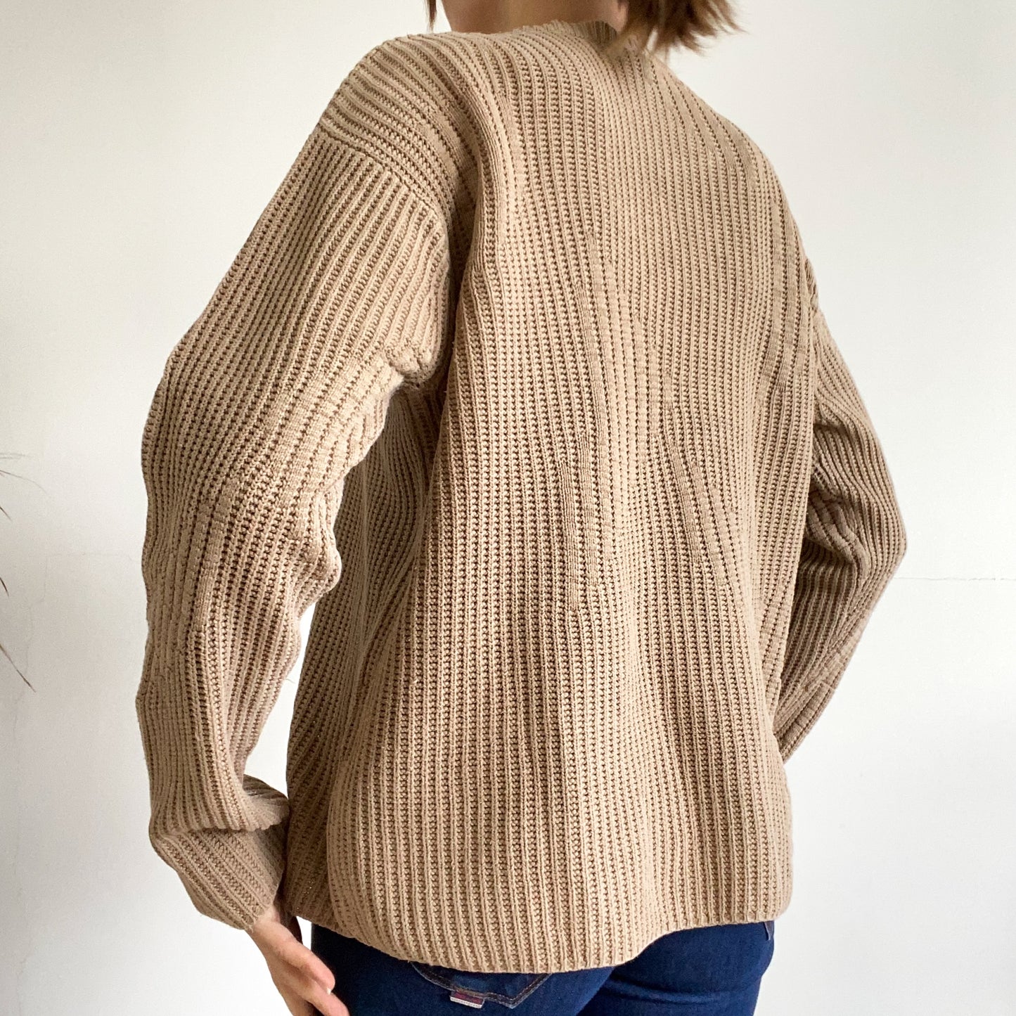 Brown crewneck fall