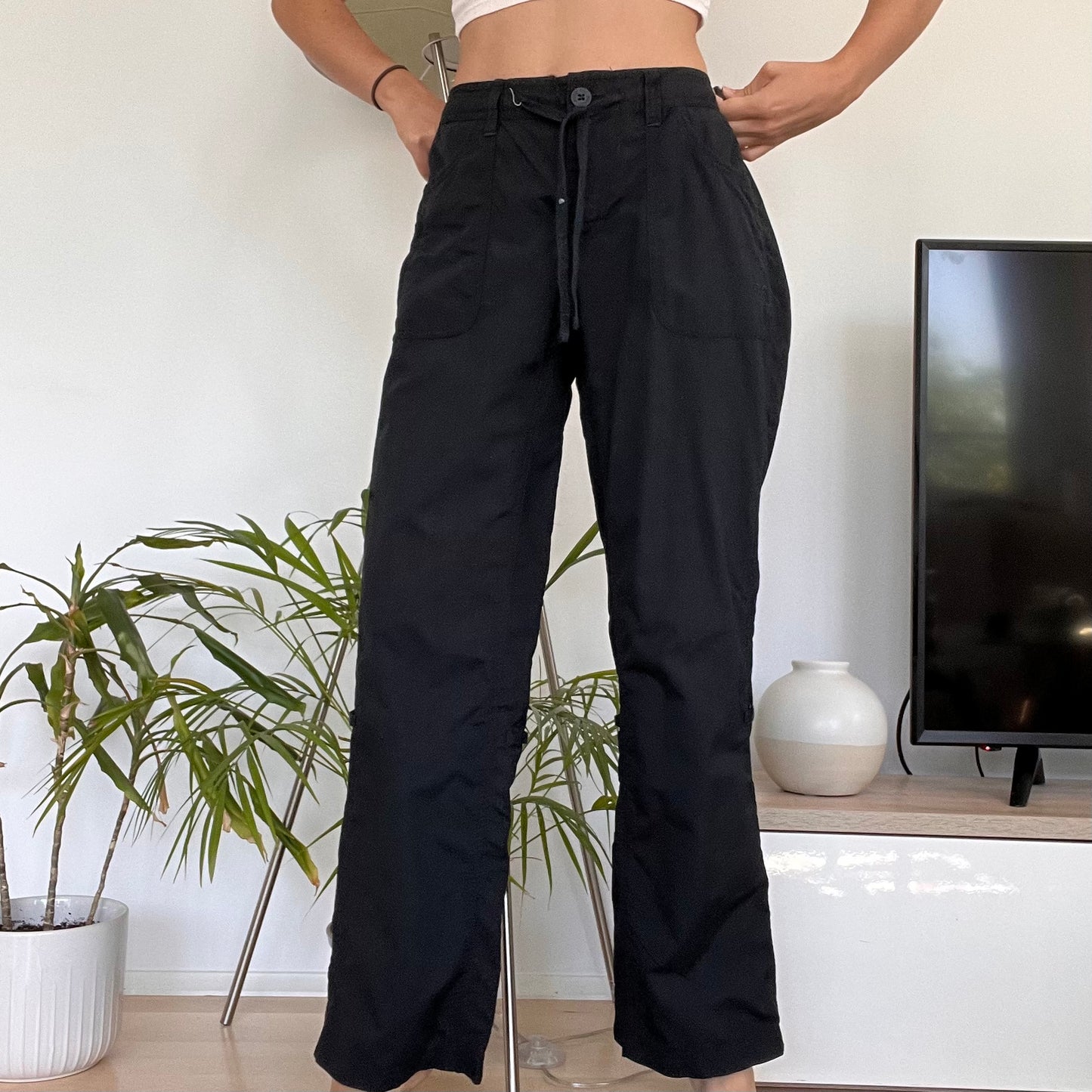 The North Face hiking black trousers-Size 40
