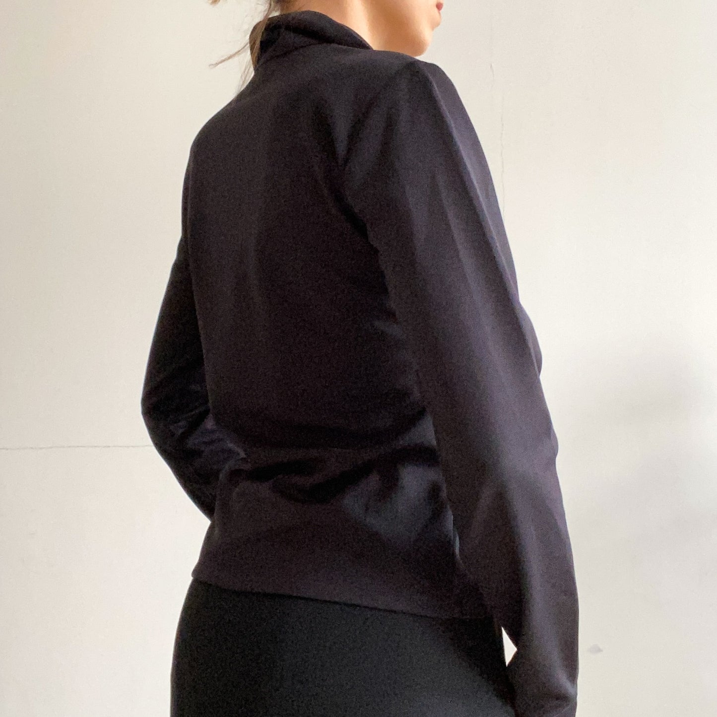 Black thick long sleeve shirt
