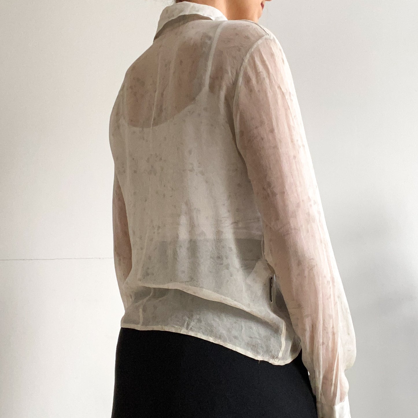Valentino jeans silk shirt.