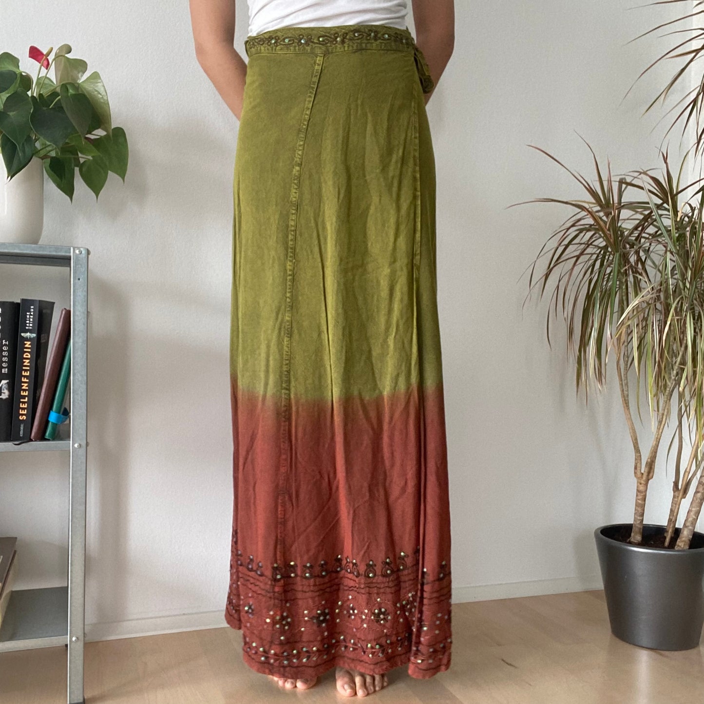 Wrap skirt and top set free size