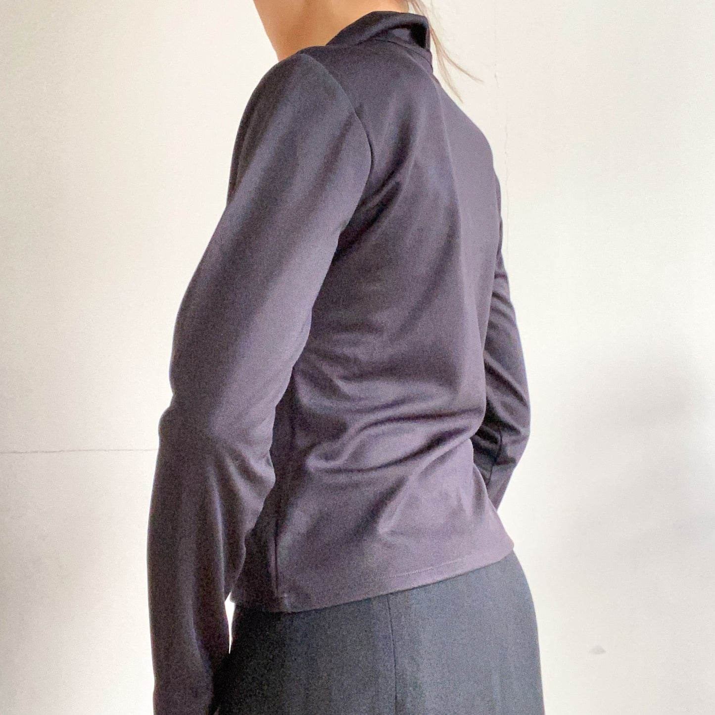 Black thick long sleeve shirt