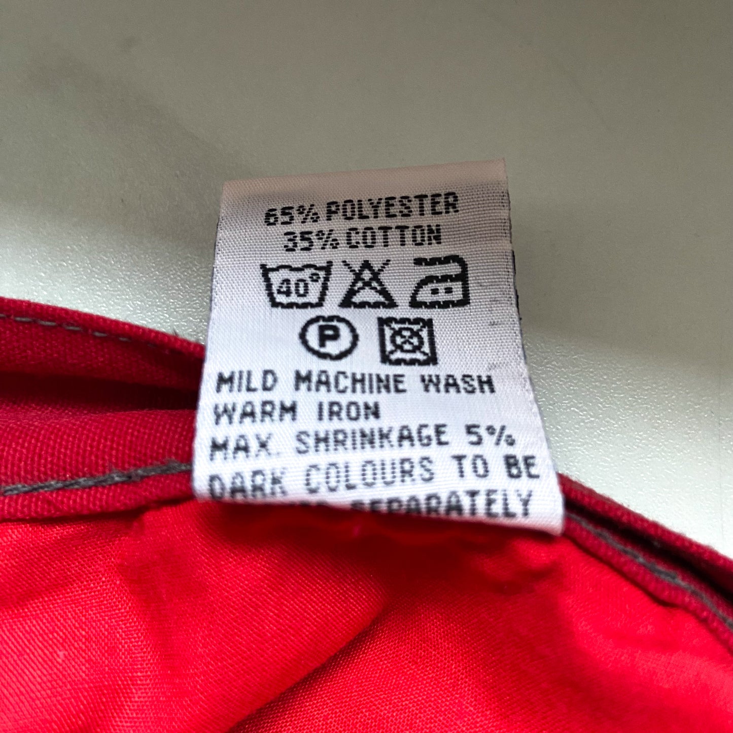 Red jeans from the brand only ends size S