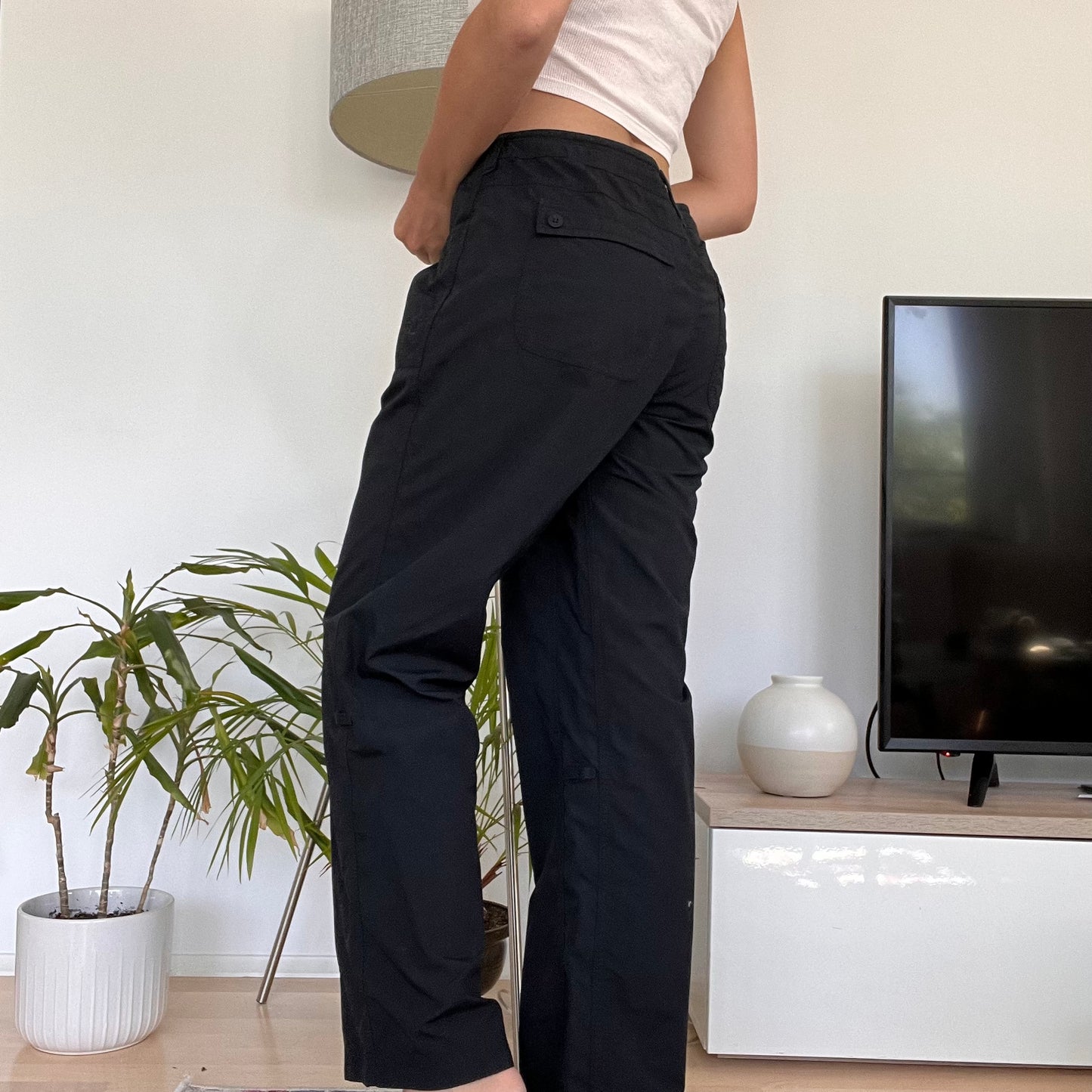 The North Face hiking black trousers-Size 40