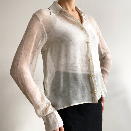 Valentino jeans silk shirt.