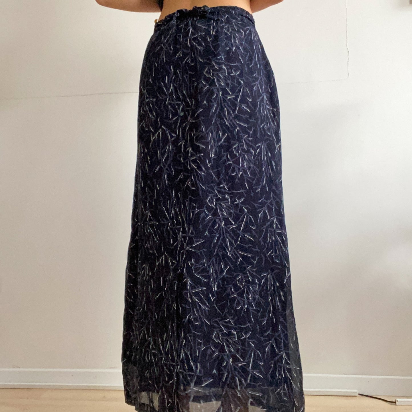 90s Maxi purple skirt.